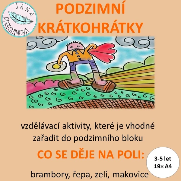 PODZIMNÍ KRÁTKOHRÁTKY 2. díl- CO SE DĚJE NA POLI- podzimní ZELENINA