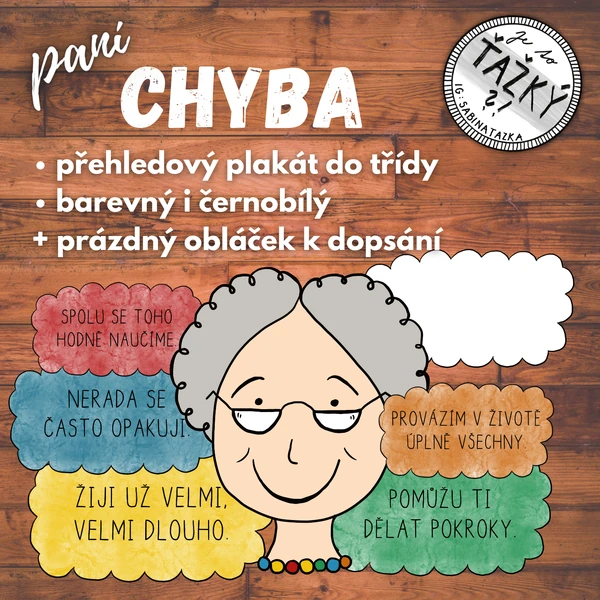 Paní Chyba - plakát