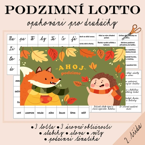 Podzimní lotto pro druháčky