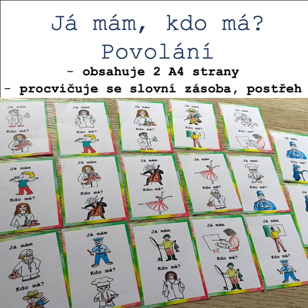 Já mám, kdo má? Povolání