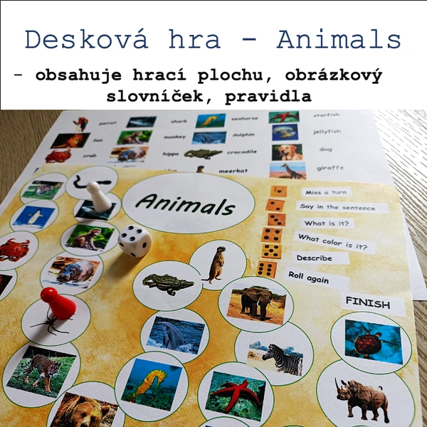 Desková hra - Animals