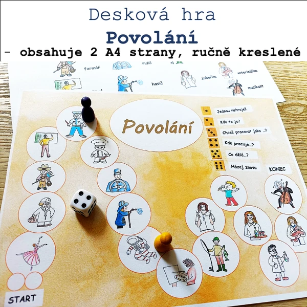 Desková hra - Povolání