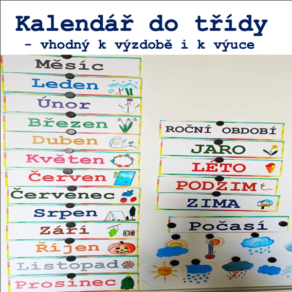 Kalendář do třídy
