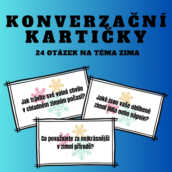 Konverzační kartičky - Zima