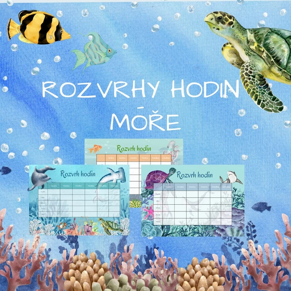 MOŘE rozvrhy hodin.