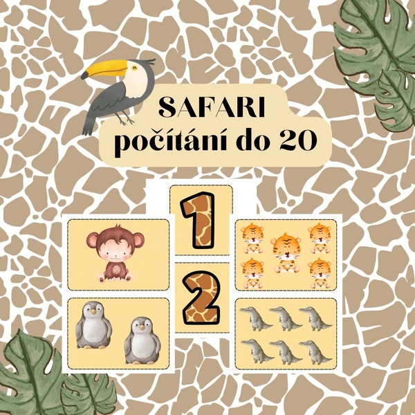 SAFARI počítání do 20.