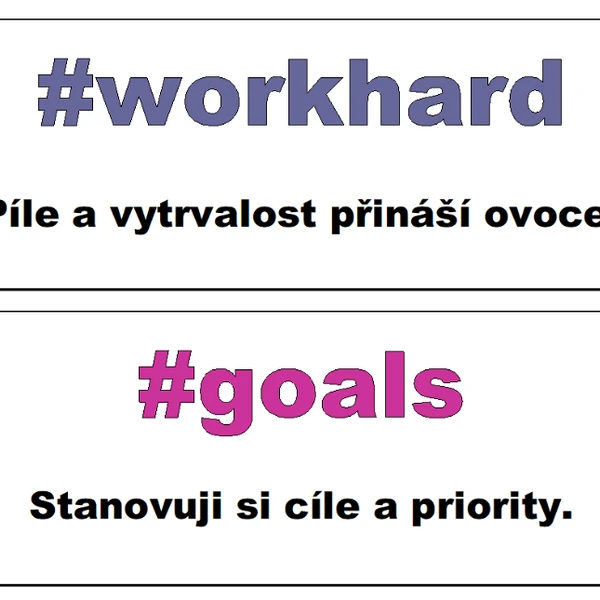 Třídní pravidla - #hashtagy (pro 2.supeň a SŠ)