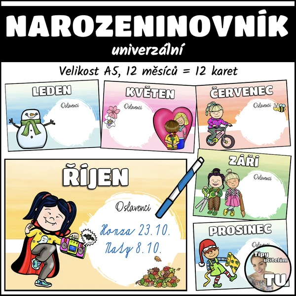 Narozeninovník - univerzální téma