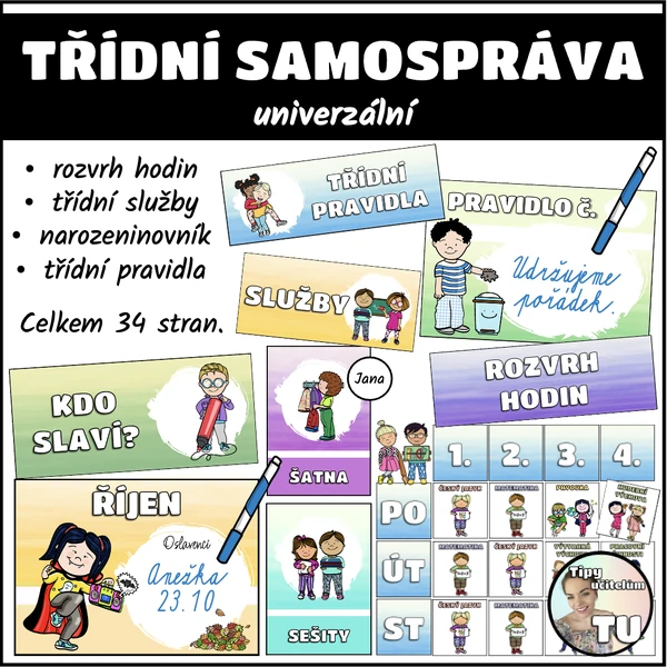 Třídní samospráva - univerzální motiv (balíček)