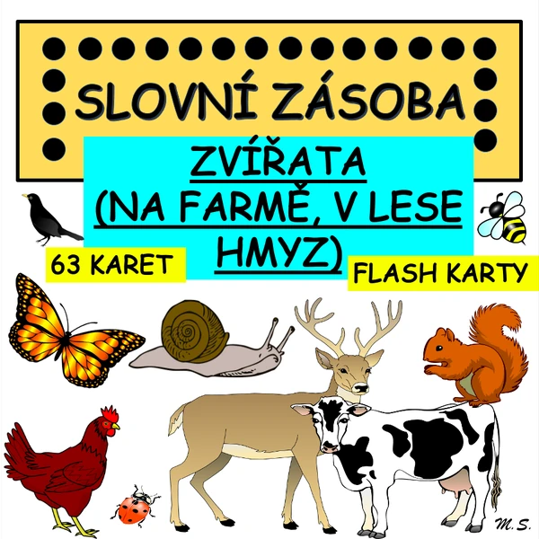 ANIMALS II. - flashcards / ZVÍŘATA II. - flashkarty