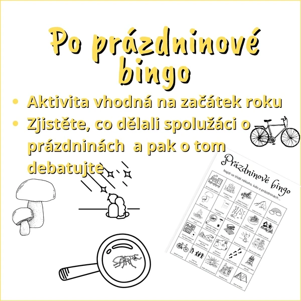 Po prázdninové bingo