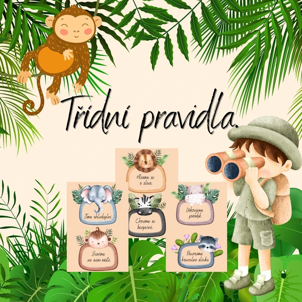 SAFARI - třídní pravidla.