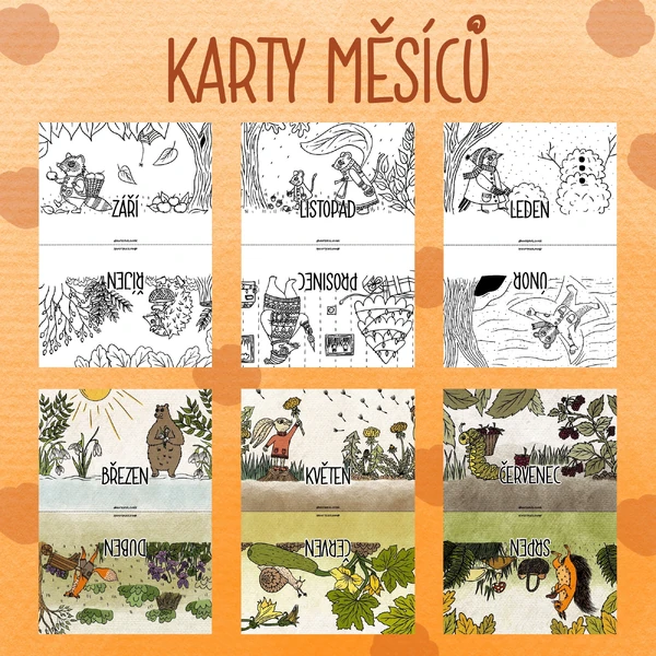 Karty měsíců 2023/2024
