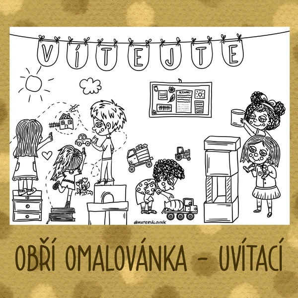 Obří omalovánka - Uvítací