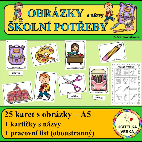 OBRÁZKY – ŠKOLNÍ POTŘEBY