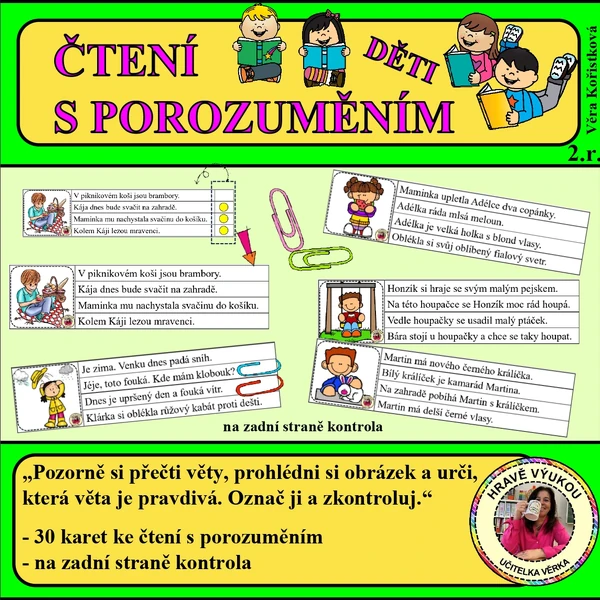 ČTENÍ S POROZUMĚNÍM – DĚTI