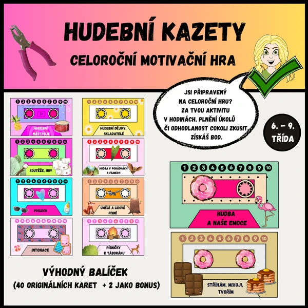 Hudební kazety - výhodný balíček