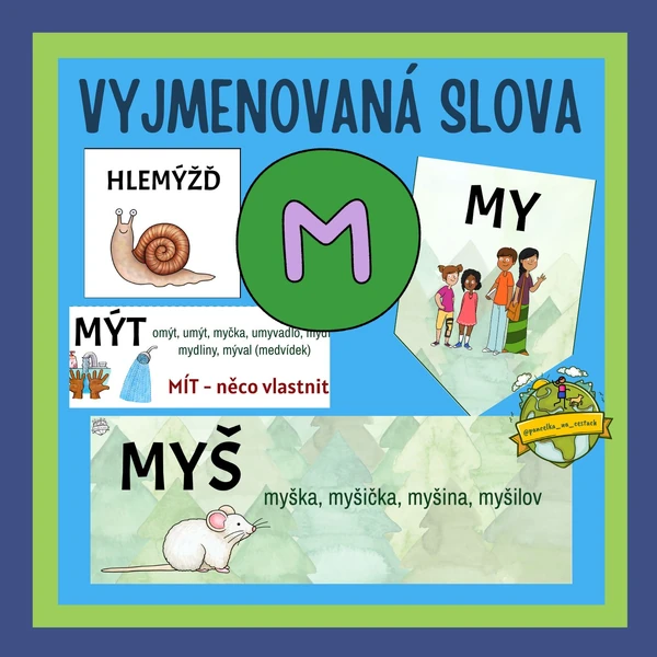 Vyjmenovaná slova po M