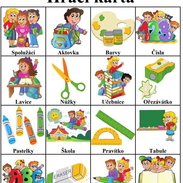 Bingo - Škola