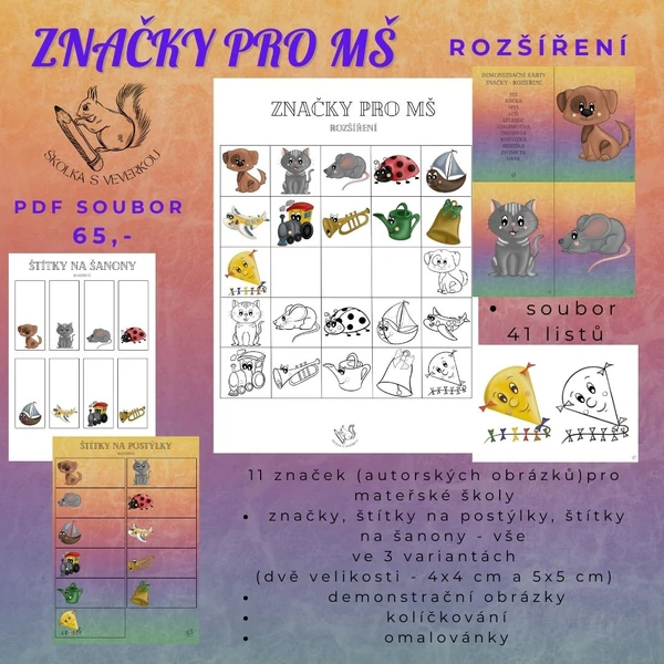 ZNAČKY PRO MŠ - rozšíření