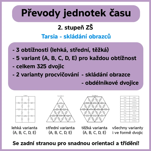Převody jednotek času