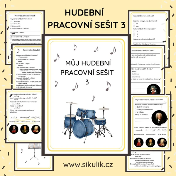 MŮJ HUDEBNÍ PRACOVNÍ SEŠIT 3