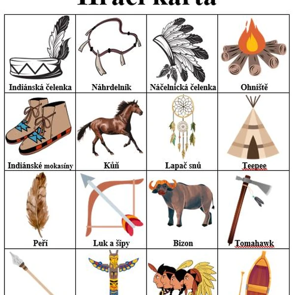 Bingo - Indiáni