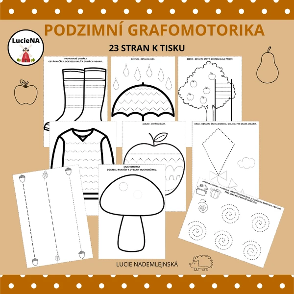 PODZIMNÍ GRAFOMOTORIKA