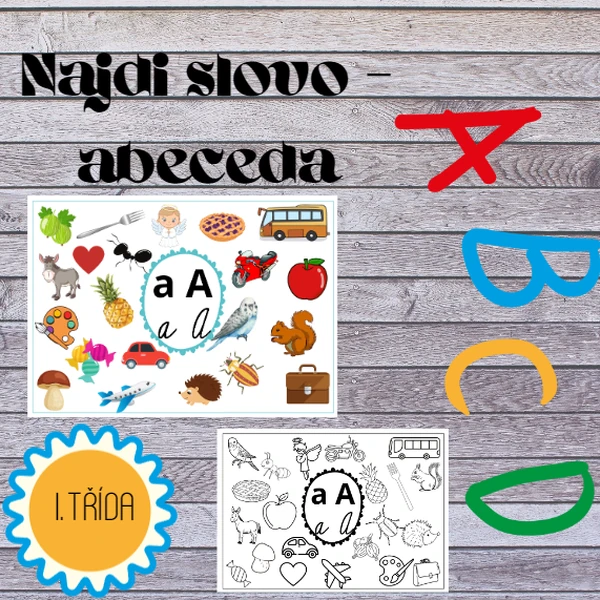 Najdi slovo - abeceda
