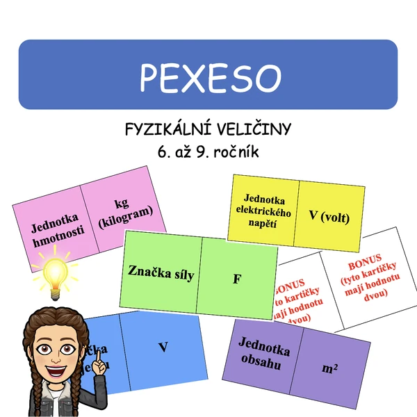 Pexeso fyzikální veličiny