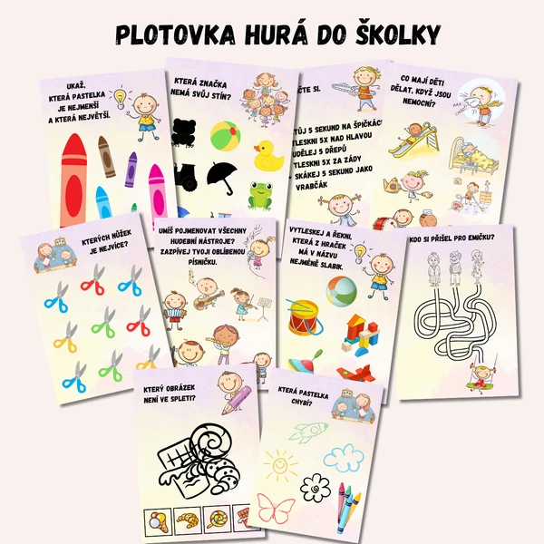 HURÁ DO ŠKOLKY - PLOTOVKA