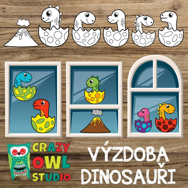 ŠABLONY – dinosauři