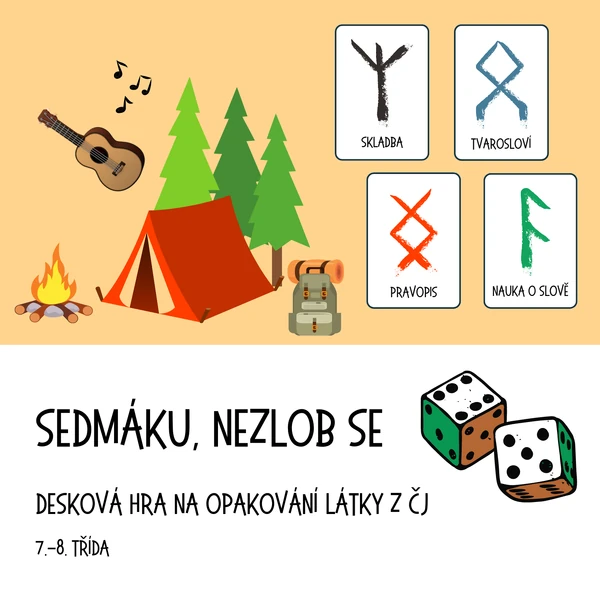 Sedmáku, nezlob se - desková hra na opakování látky z ČJ