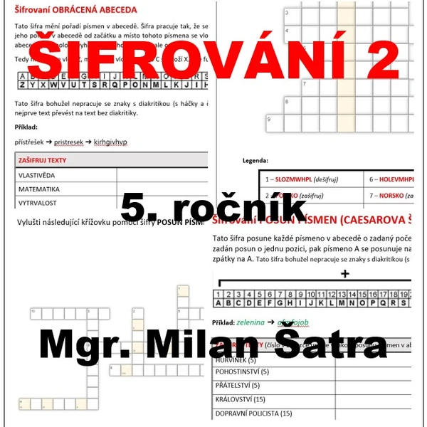 ŠIFROVÁNÍ 2 - 5. ročník