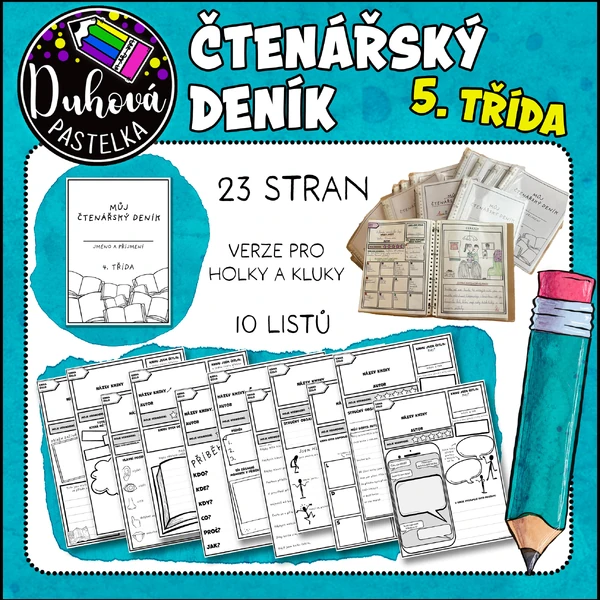 Čtenářský deník - 5. třída