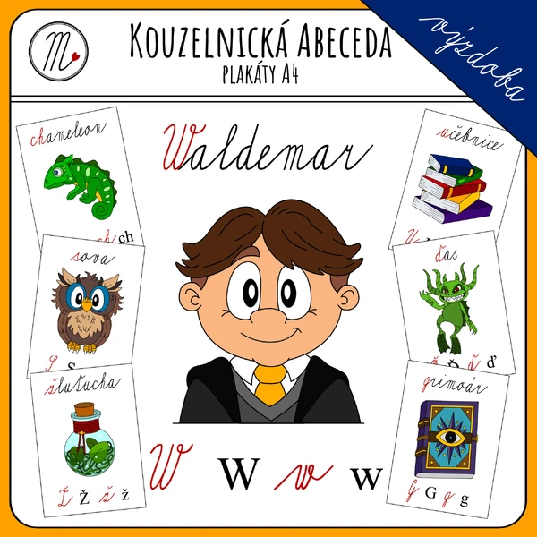Kouzelnická abeceda - plakáty A4