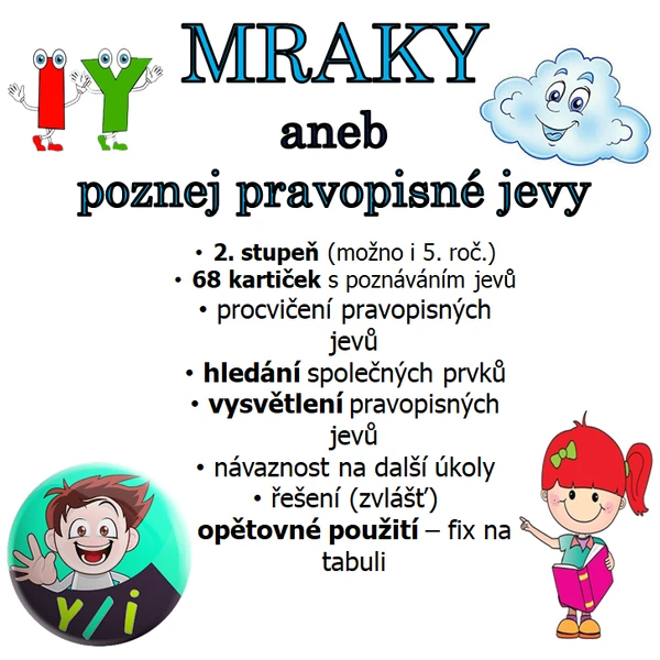 Mraky - poznej pravopisný jev