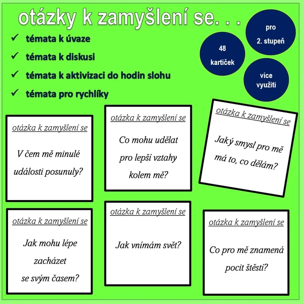 Otázky k zamyšlení se