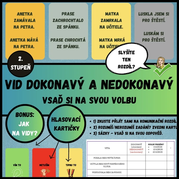 Slovesné vidy - sázky