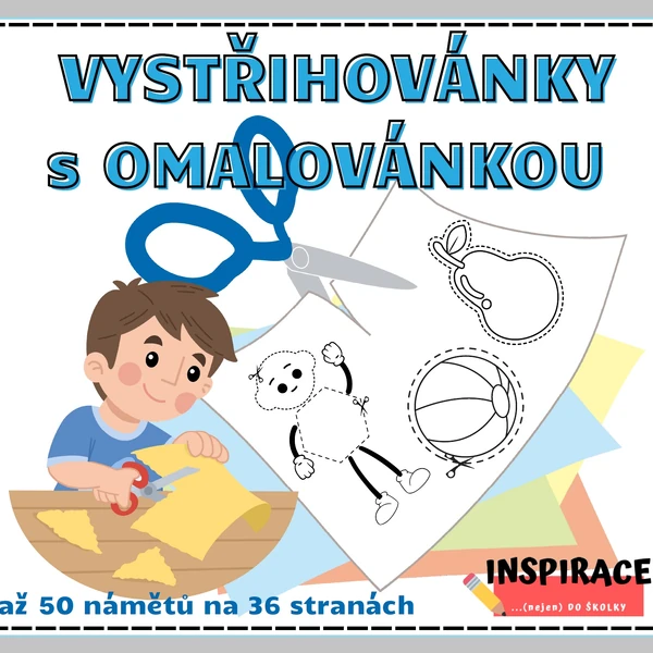 Vystřihovánky ✂️ s Omalovánkou 🖍️