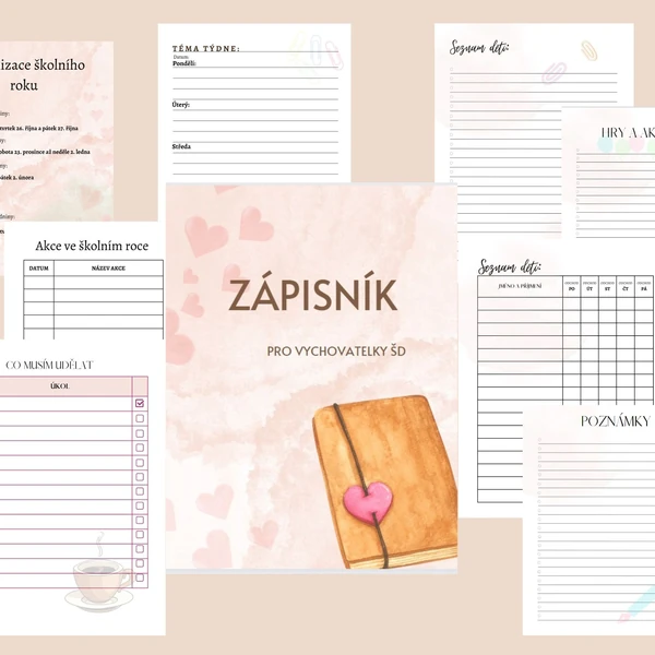 Zápisník pro vychovatelky ŠD 2023/2024
