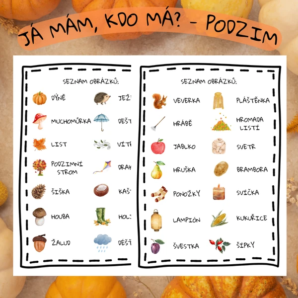 Já mám, kdo má? - Podzim