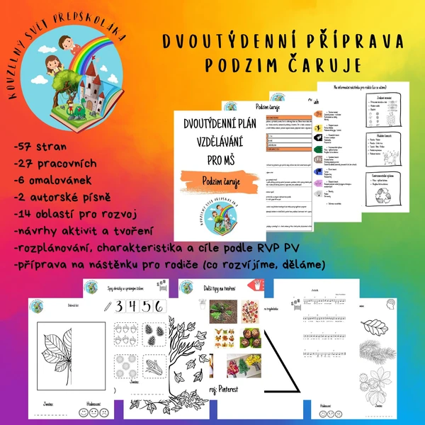 Podzim čaruje - příprava podzim