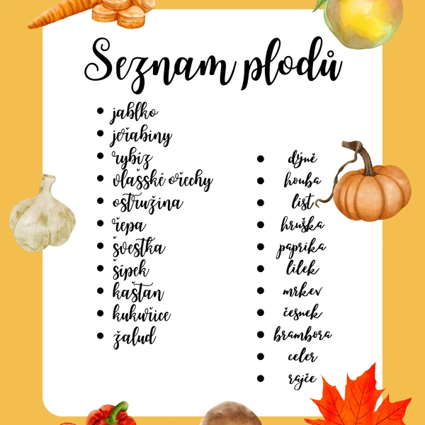 Plody podzimu