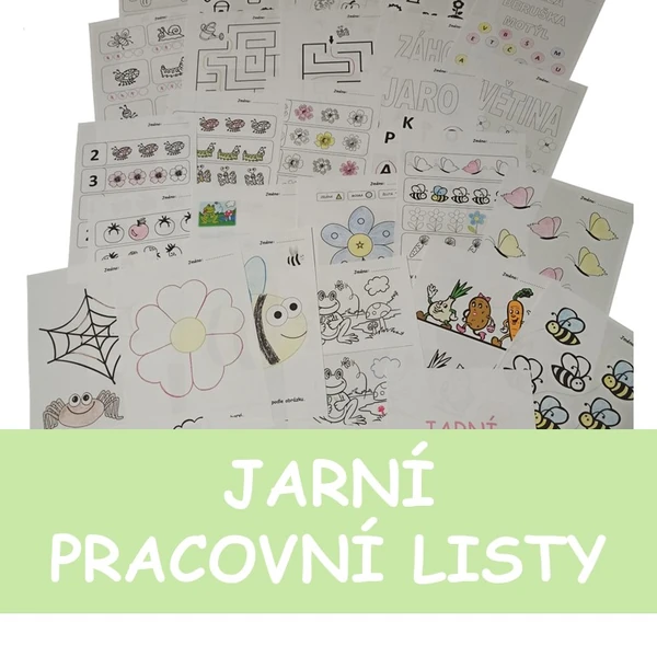 JARNÍ PRACOVNÍ LISTY