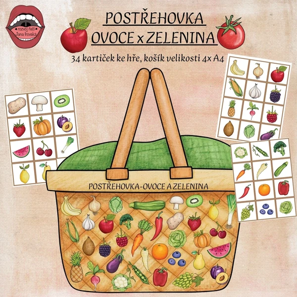 POSTŘEHOVKA OVOCE A ZELENINA