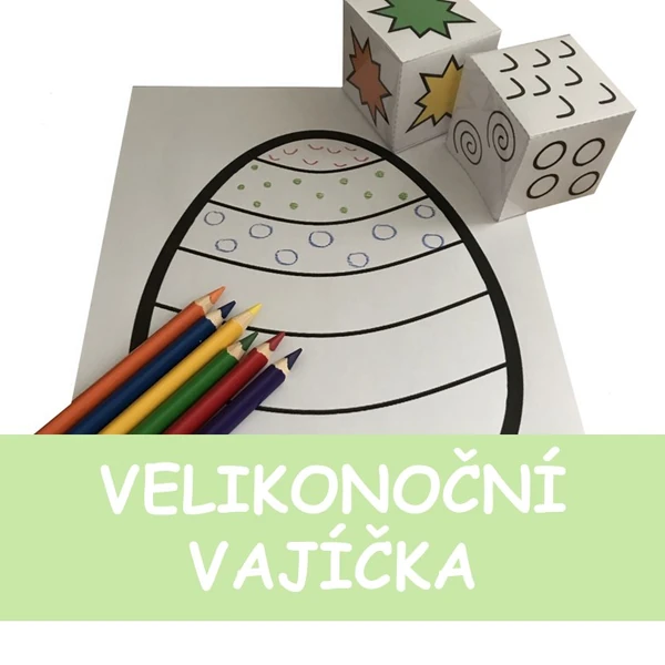 VELIKONOČNÍ VAJÍČKA - grafomotorické prvky