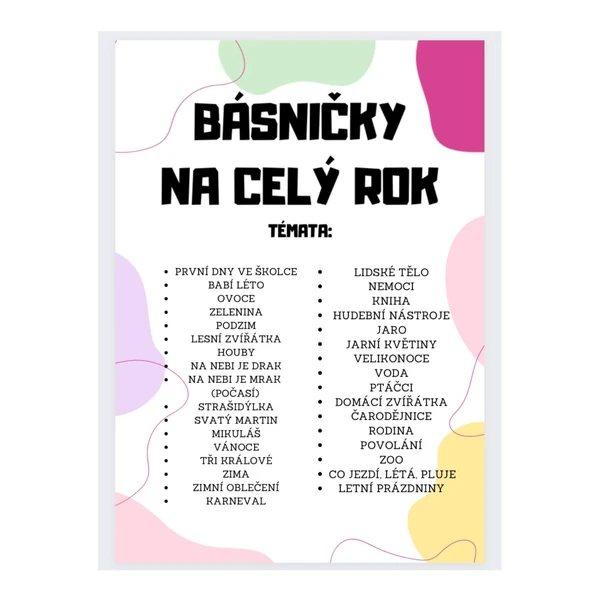 BÁSNIČKY NA CELÝ ROK
