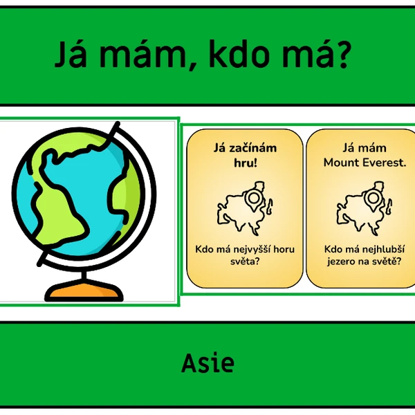 Asie - Já mám, kdo má?