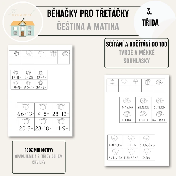 Běhačky pro třeťáčky